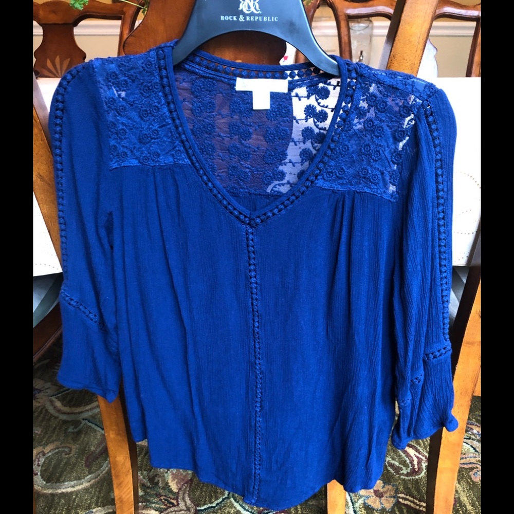 JohnPaulRichard navy top